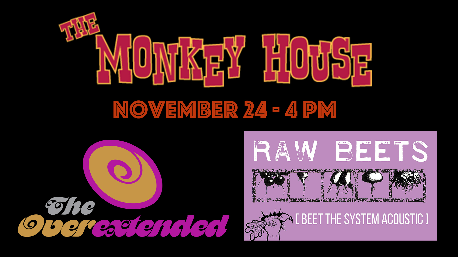 monkey house tour dates